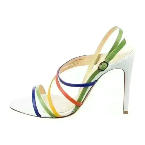 ALEXANDRE BIRMAN Strappy Leather Slingback Mult—Color Sandals - Picture 11 of 16